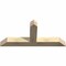 Ekena Millwork Portland Rough Sawn Timber Gable Bracket, Douglas Fir, 60"W x 27"H x 6"D x 6"F, 11/12 Pitch GBW060X27X0606POR00RDF - alternate 2